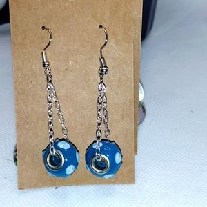 Turquoise Dot Dangle